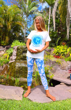 Load image into Gallery viewer, Women's "Heart Clothing Earth" 100% Organic combed cotton T-shirt (un-bleached)