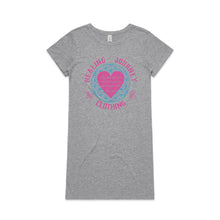 Load image into Gallery viewer, Women's "Love you!" healing prayer Organic cotton dress/nightie