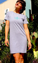Load image into Gallery viewer, Women's "Heart Music" Organic cotton dress/nightie