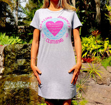 Load image into Gallery viewer, Women's "Love you!" healing prayer Organic cotton dress/nightie
